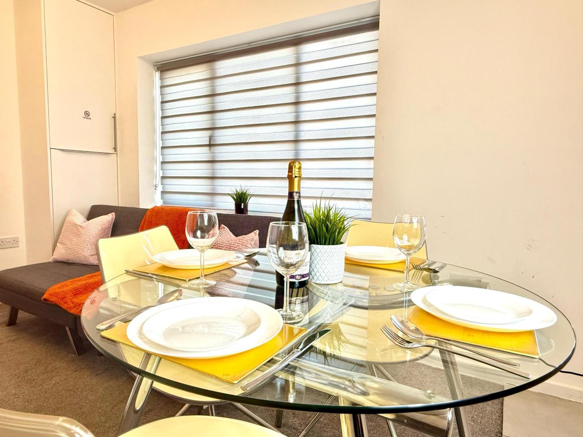 Walnut Flats-F5, Stylish 1-Bedroom - Parking, Netflix, Wifi - Close To Oxford, Bicester & Blenheim Palace Kidlington Exteriér fotografie
